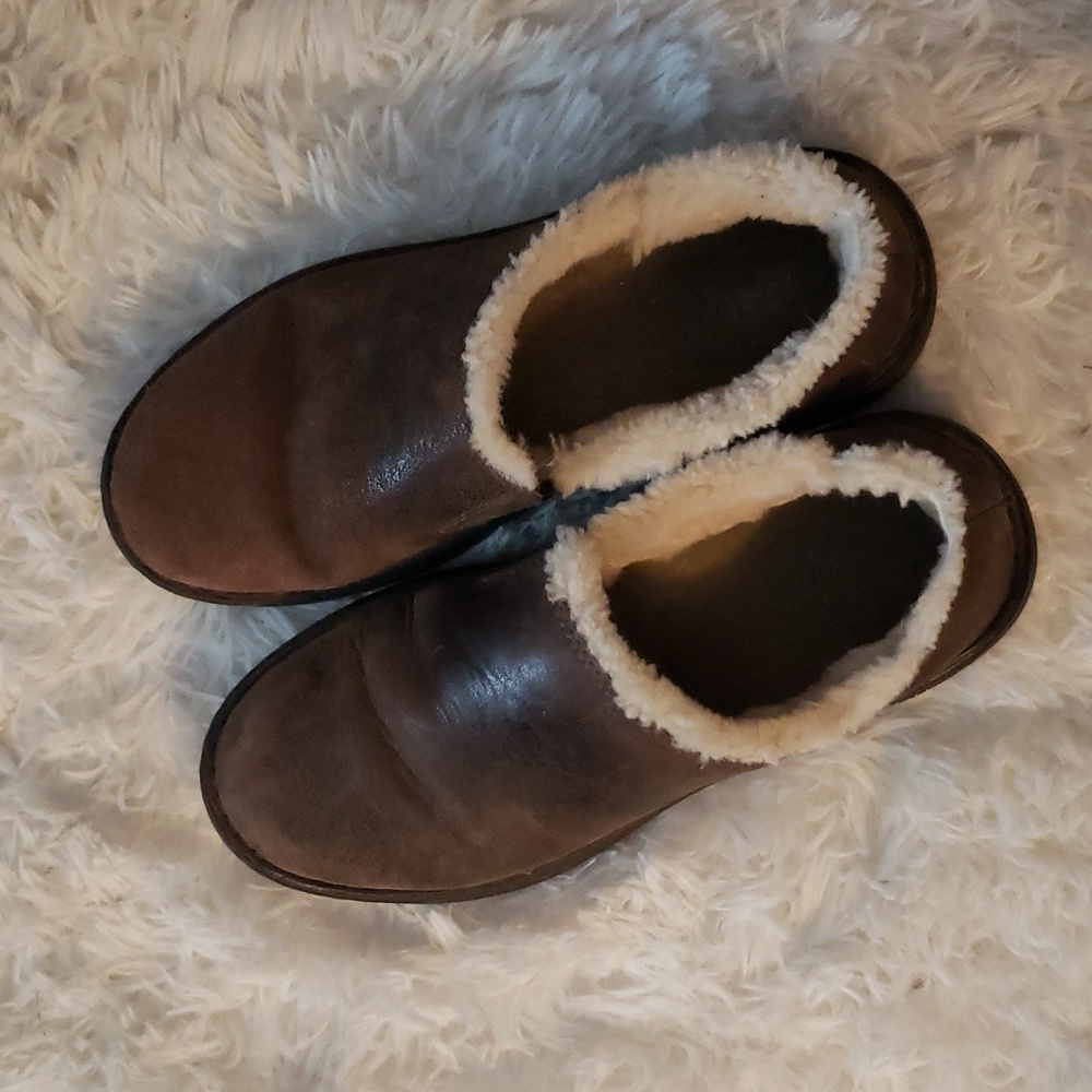 Chaco | Zaagh Baa Brown Leather Shearling Shoes